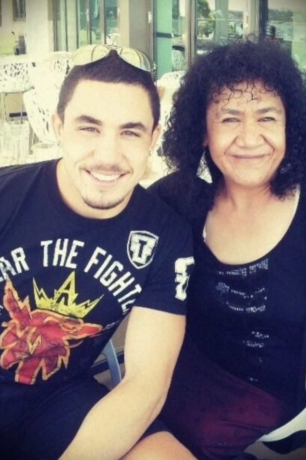 Robert Whittaker With His Mother 