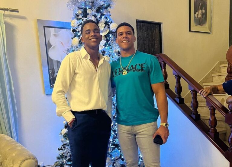 Juan Soto With His Brother Elian