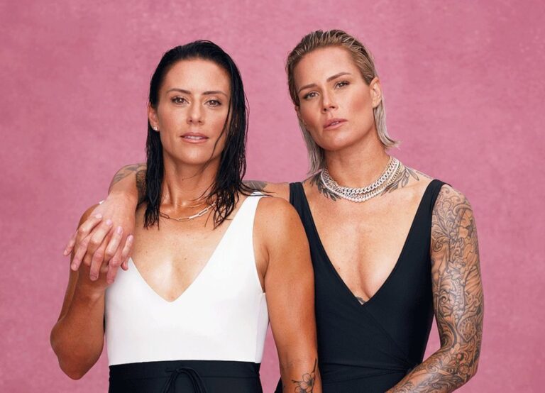 Ali Krieger With Her Wife Ashlyn Harris