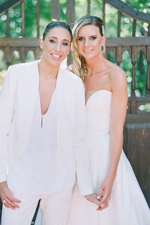 Diana And Penny During Their Wedding