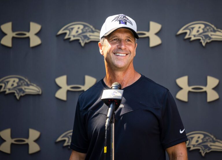 John Harbaugh During Interview