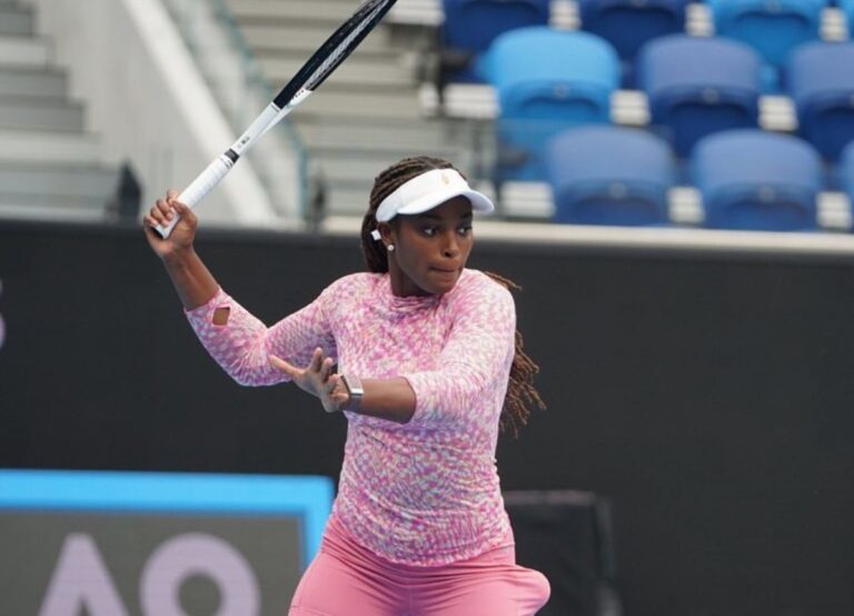 Sloane Stephens During Her Tennis Tournament