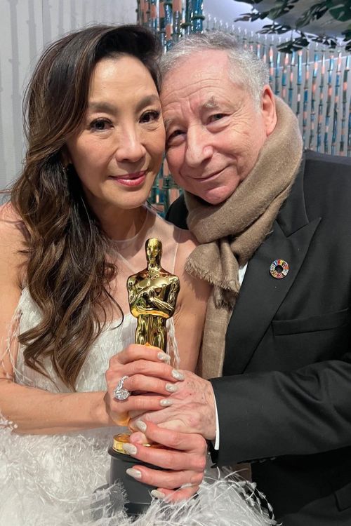 Jean Todt With His Wife Michelle Yeoh