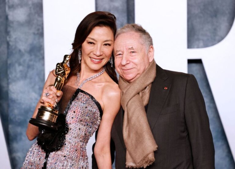 Jean Todt With His Wife Michelle Yeoh