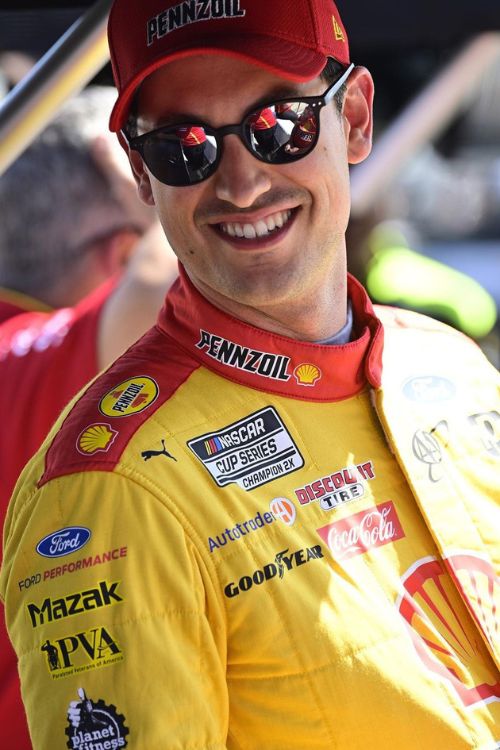 Joey Logano Pictured Before Race  