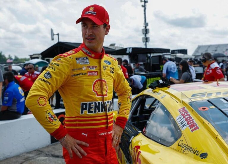 Joey Logano Pictured Before Race