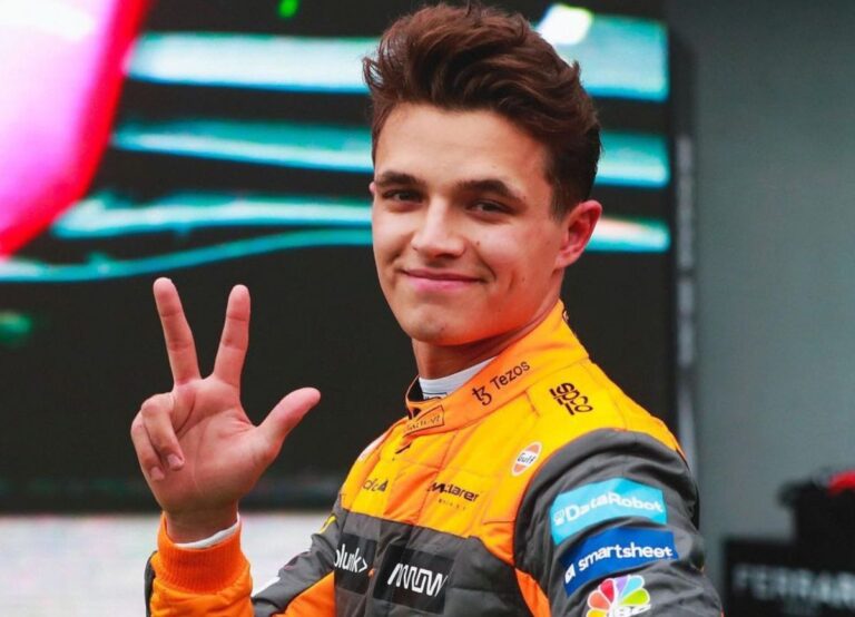 Lando Norris Pictured Before Race