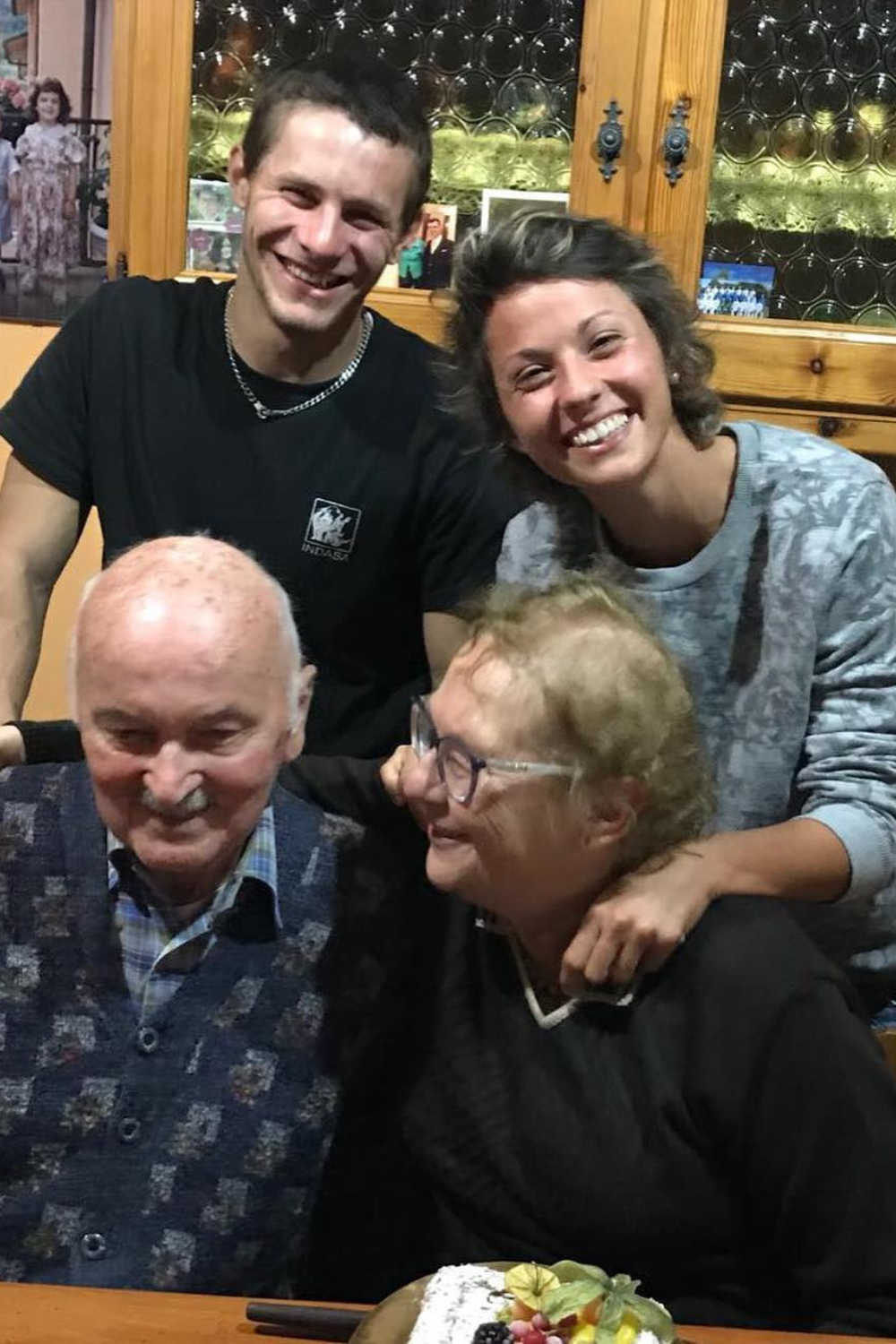 Valentina Giacinti Partner With Grandparents And Brother