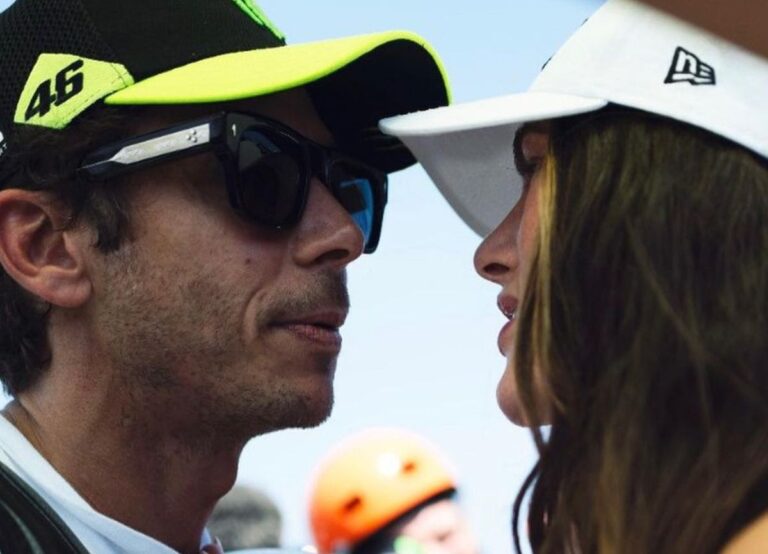 Valentino Rossi And Francesca Sofia Novello