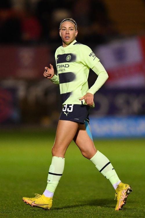 Alanna Kennedy Pictured Playing For Her Club, Manchester City Earlier This Year In January 