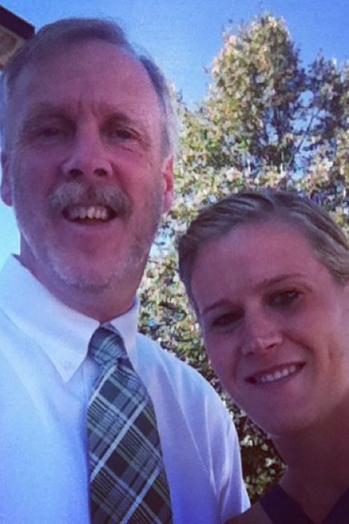 Alyssa Naeher Clicks A Selfie With Her Father, John Naeher, In 2013