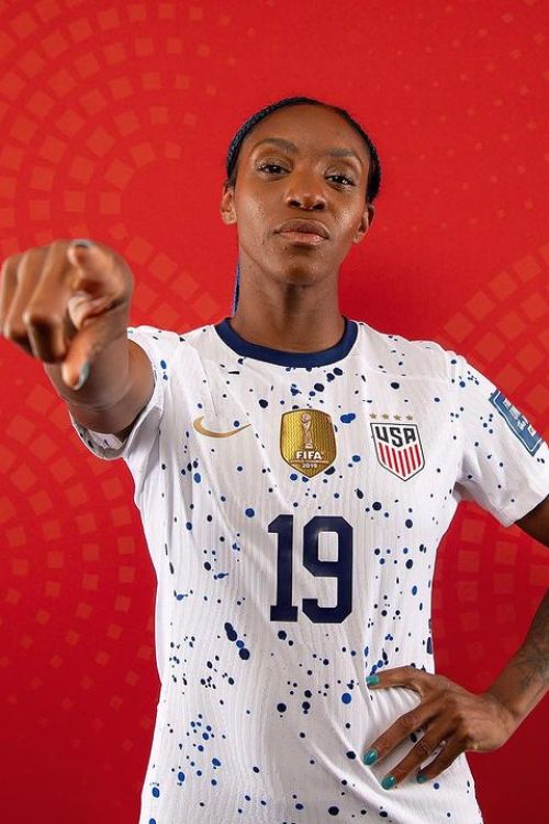 Crystal Dunn Pictured In The Women's 2023 FIFA World Cup Gear 