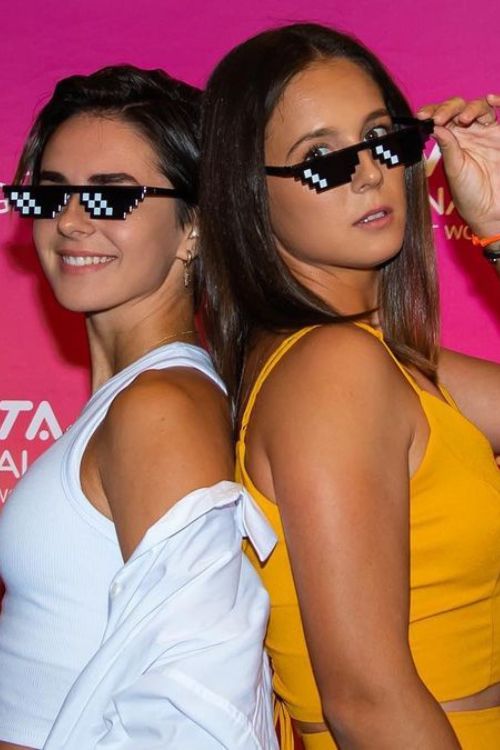 Daria Kasatkina And Her Girlfriend Natalia Pose At The Red Carpet Event Of WTA Finals In February 2023