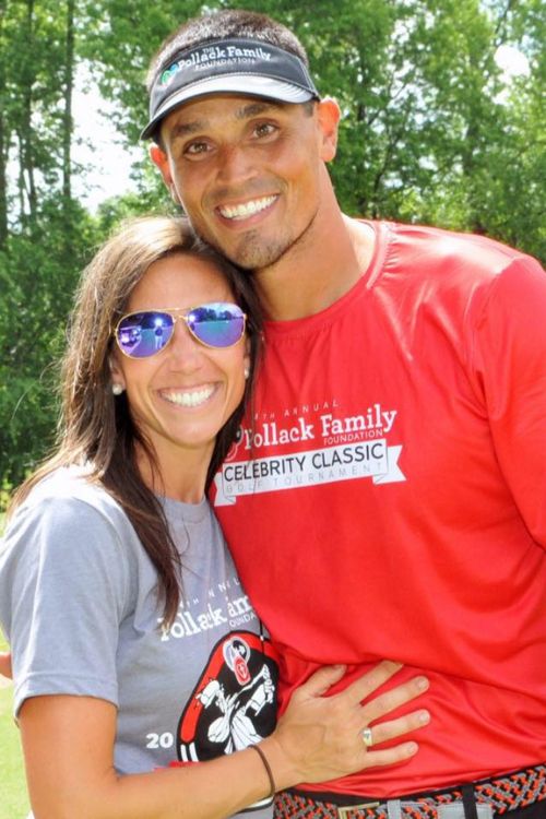 David And Lindsey Pictured At Their Pollack Family Foundation Golf Event In 2019