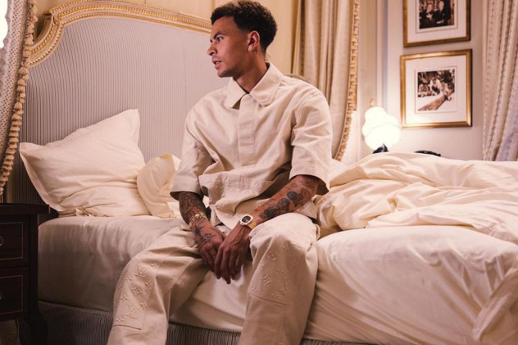 Dele Alli Looks Fashionable As He Dresses Up In Louis Vuitton 