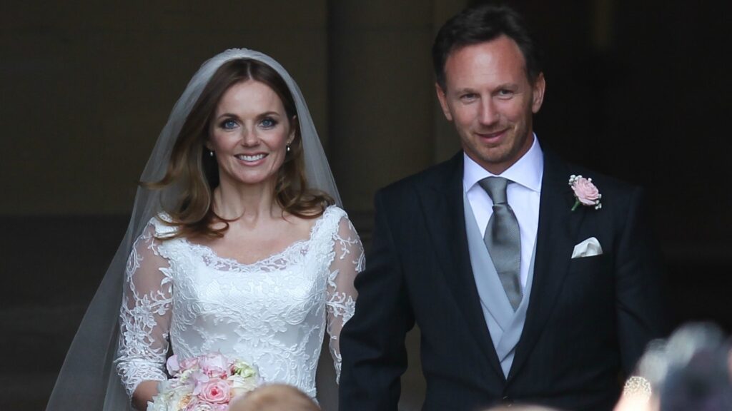 The Wedding Of Geri Halliwell And Christian Horner At St Mary's Church In Woburn