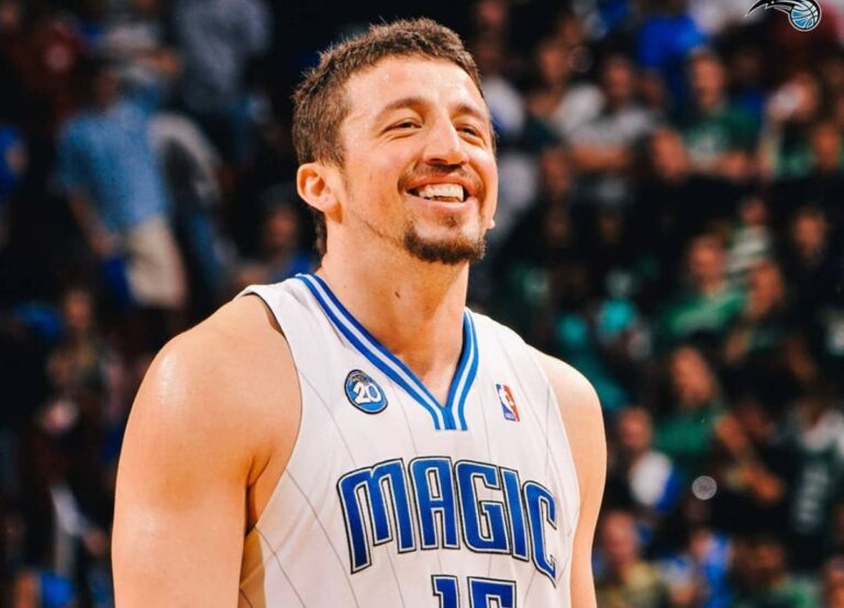 Hedo Turkoglu Pictured During His Time With Orlando Magic In The NBA
