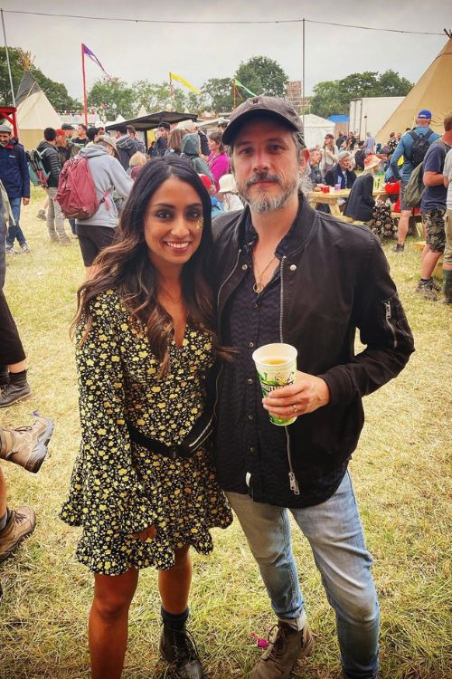 Isa And Richard Pictured At The Glastonbury Festival In 2022