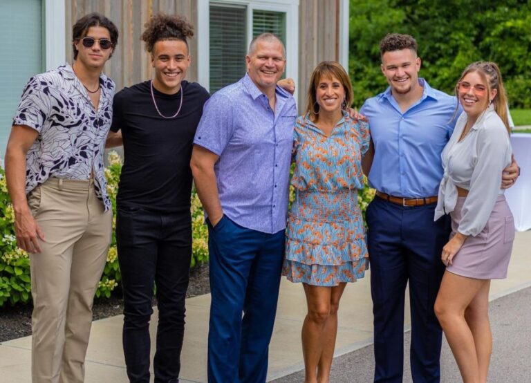 Jalen Kitna Pictured With His Family, Including His Parents Jon And Jennifer, In August 2022