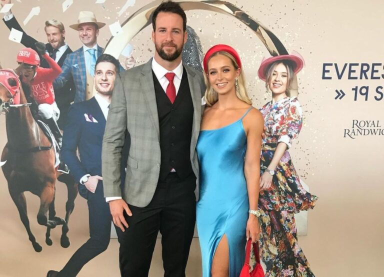 James Magnussen Pictured With His Girlfriend At The Rosehill Races In 2020