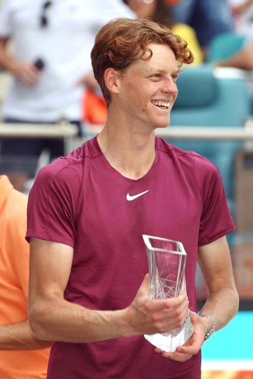 Jannik Sinner Pictured Earlier This Year At The Miami Open