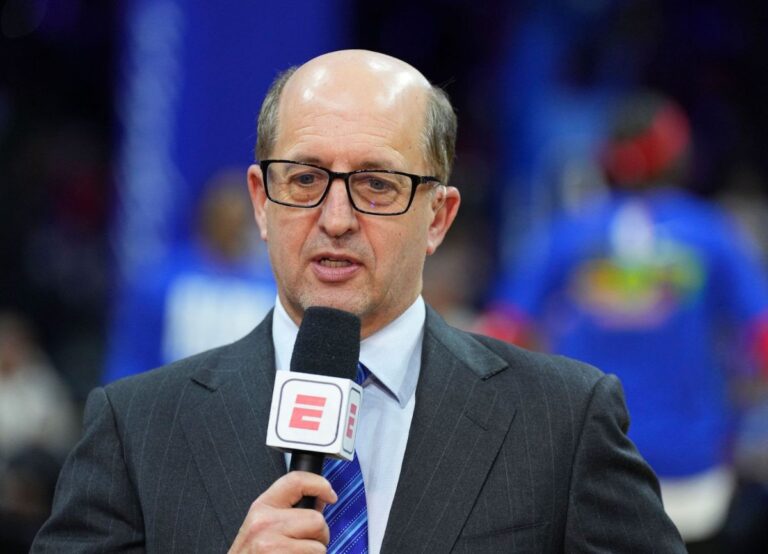 Jeff Van Gundy Pictured During His Time As An Analyst For ESPN