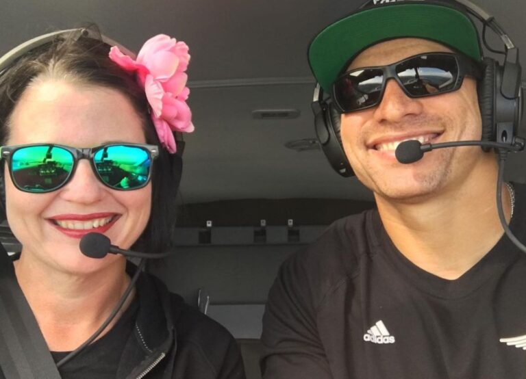 Jimmy Graham Pictured With Mother Becky Vinson During A Flight In 2020