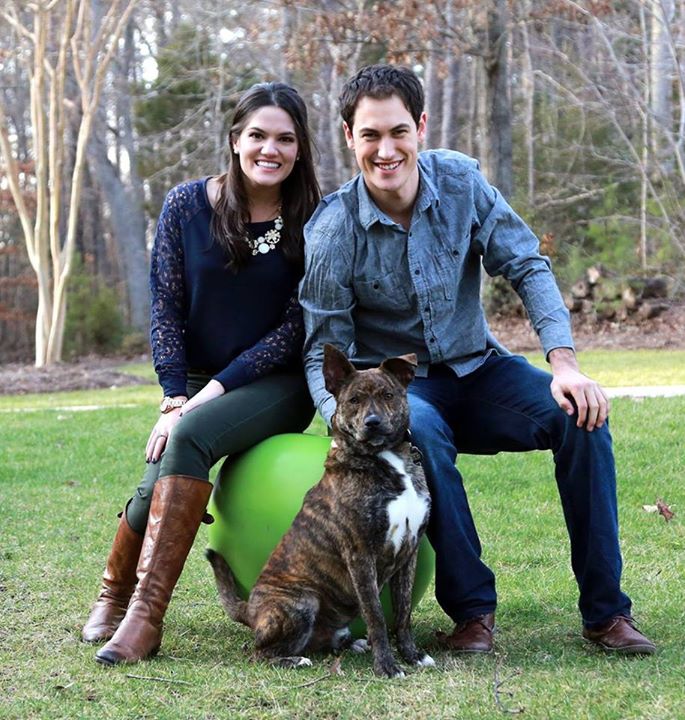 Joey Logano With His Wife 