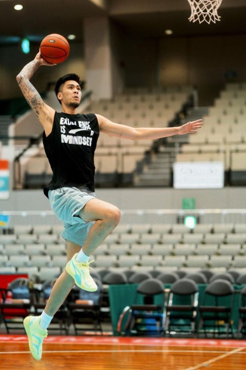 Kai Sotto Pictured Making A Dunk As He Debuts New Puma Shoes Earlier This Year In May