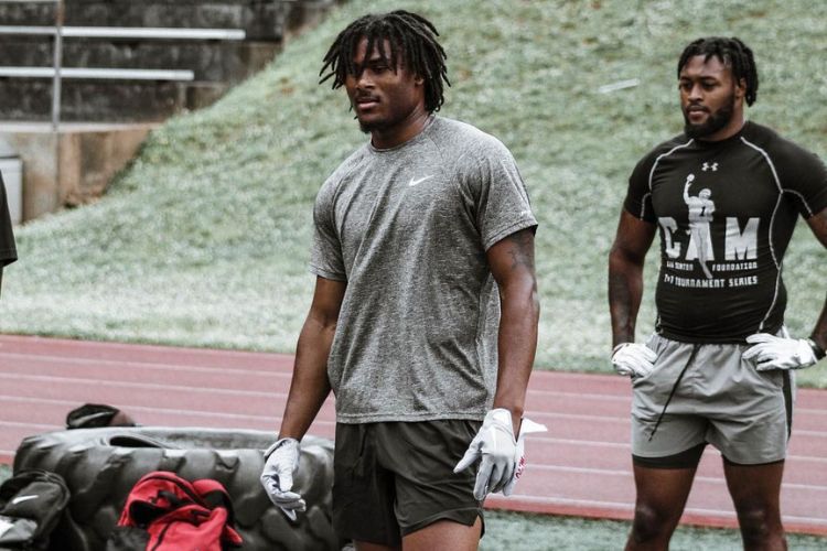 Malik Willis' Brother, Marquis Willis Pictured Training With His  Teammates At Coahoma Community College