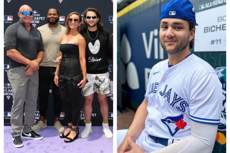 Who are Bo Bichette's parents, Dante Bichette and Mariana Bichette?