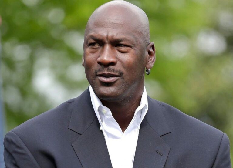 Michael Jordan Pictured Addressing To The Media Earlier This Year