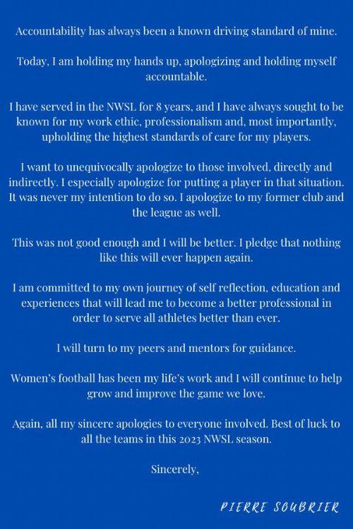 Pierre Released A Statement On Twitter After His Suspension In January 2023
