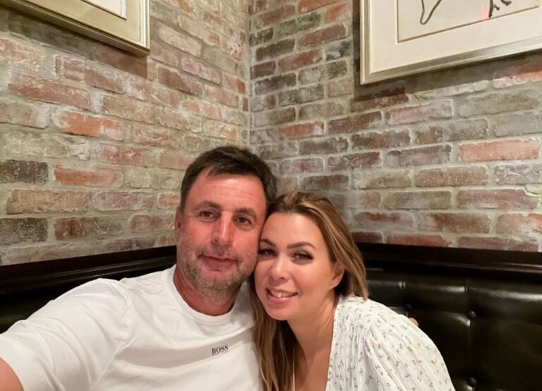 Richard Bland Pictured With Wife Catrin Nystorm In August 2022