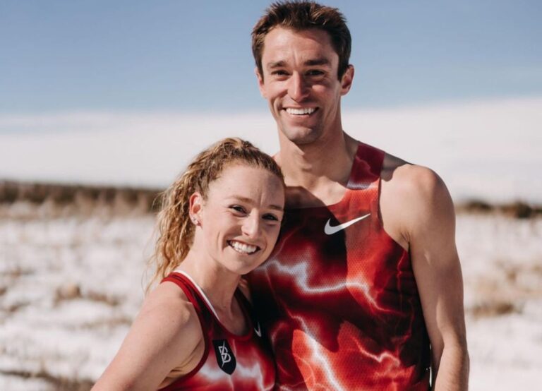 Elise Cranny Pictured With Her Boyfriend, Sean McGorty In 2021 Wearing Matching Fits