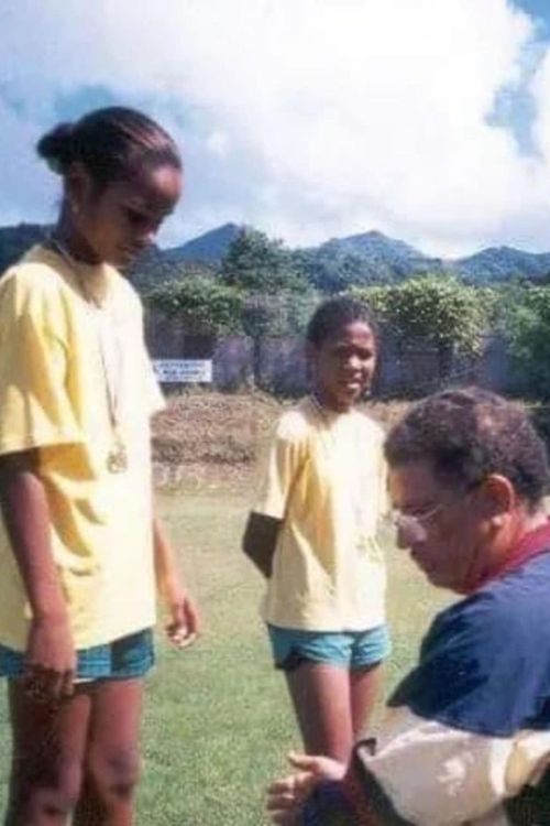 Wendie Renard With Her Coach At The Lyon Academy During Her Early Years