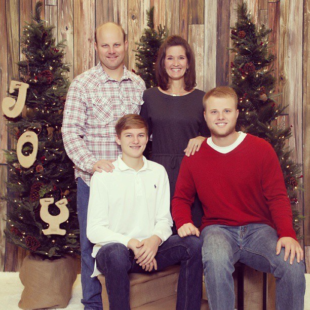 Meadows Family Celebrating Christmas