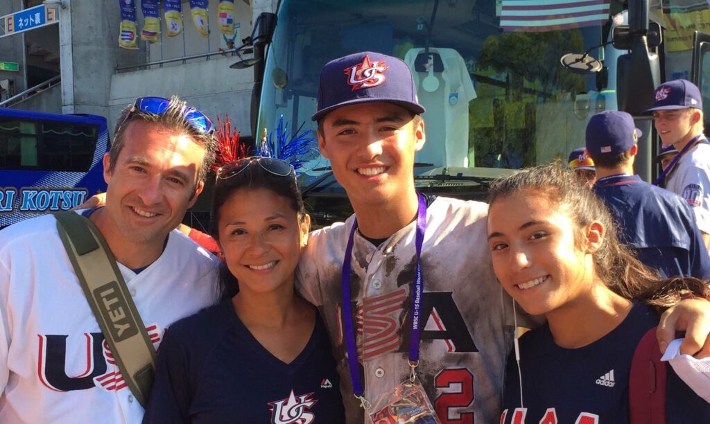 Anthony Volpe With His Family