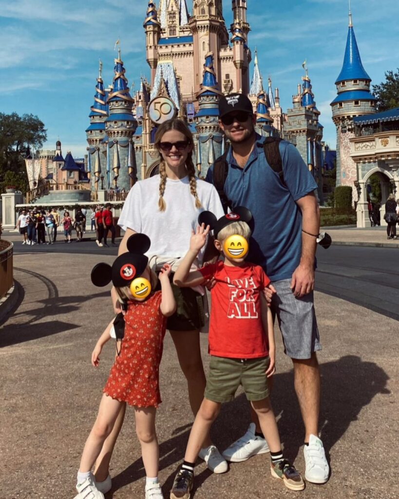 Andy Roddick Enjoying Family Time At Disney Land 