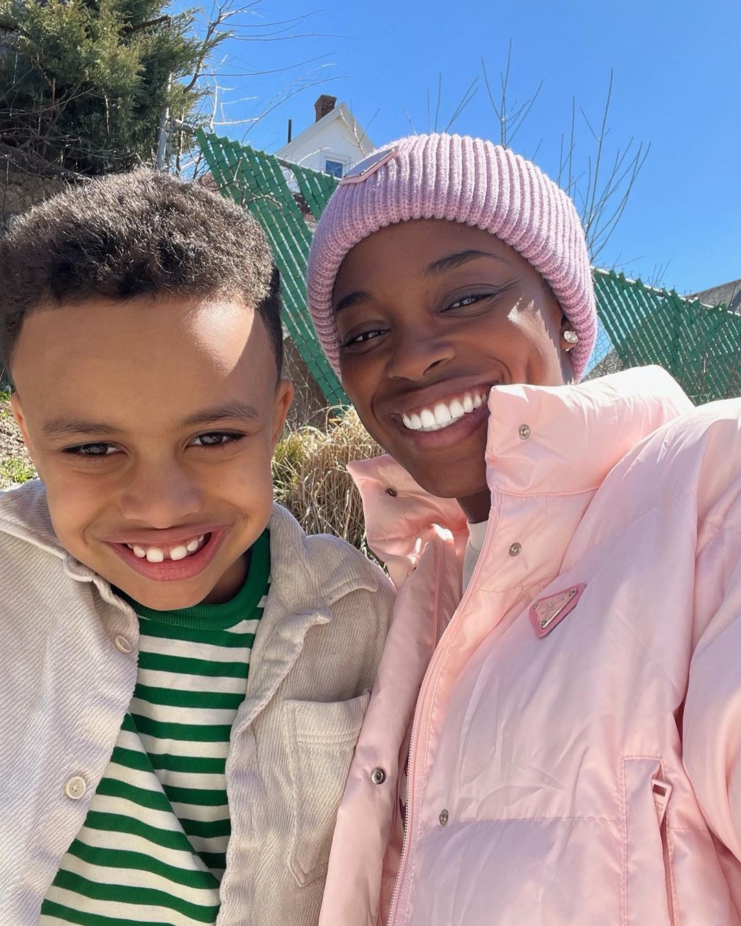 Sloane Stephens With Her Step-Son 