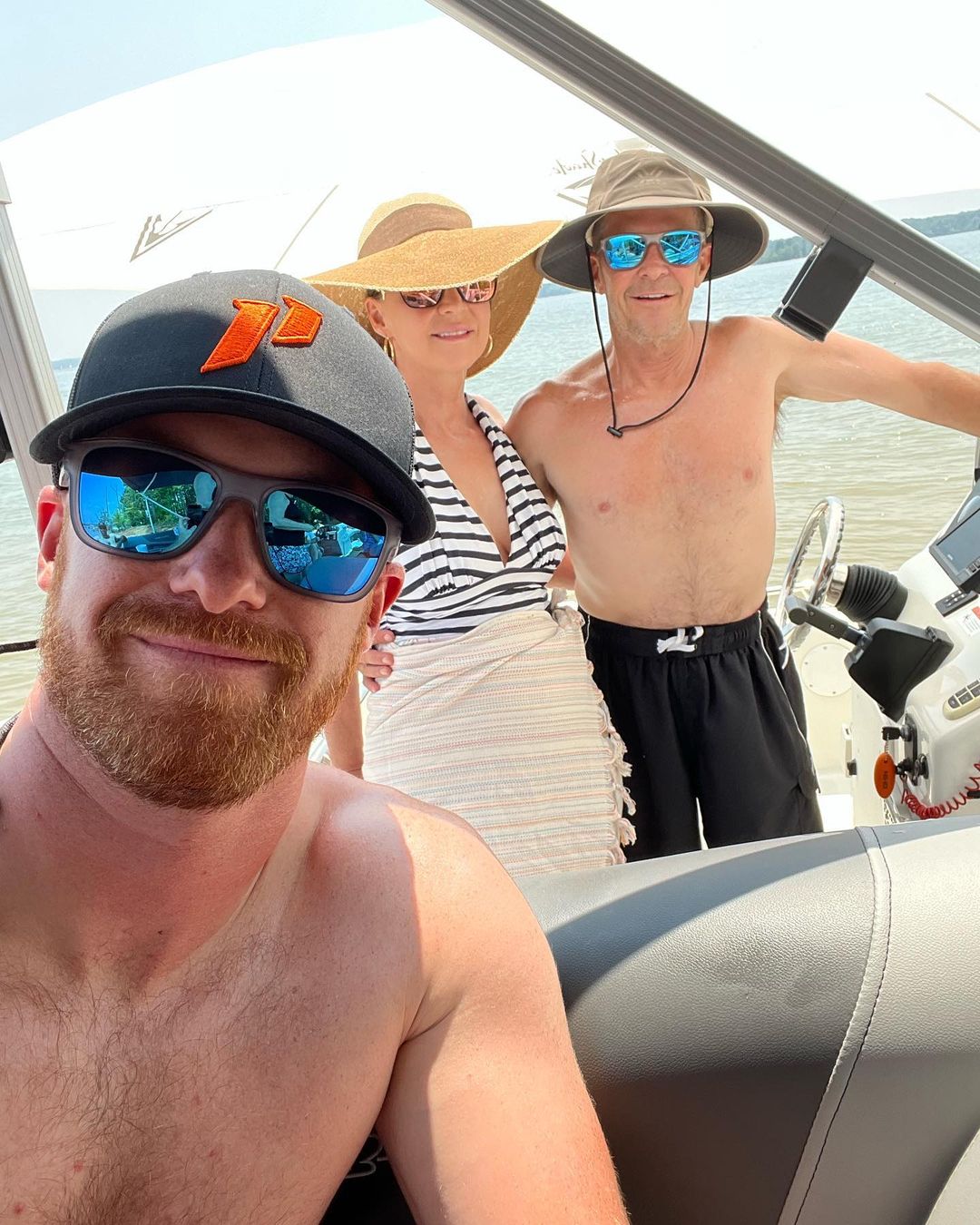 Ward Burton Enjoying Vacation With Wife And Son 