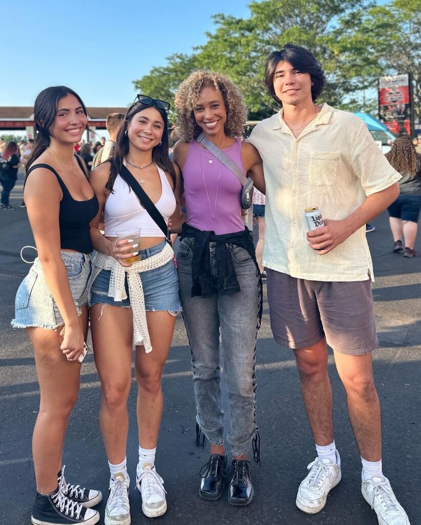 Sage Steele With Her Three Kids 