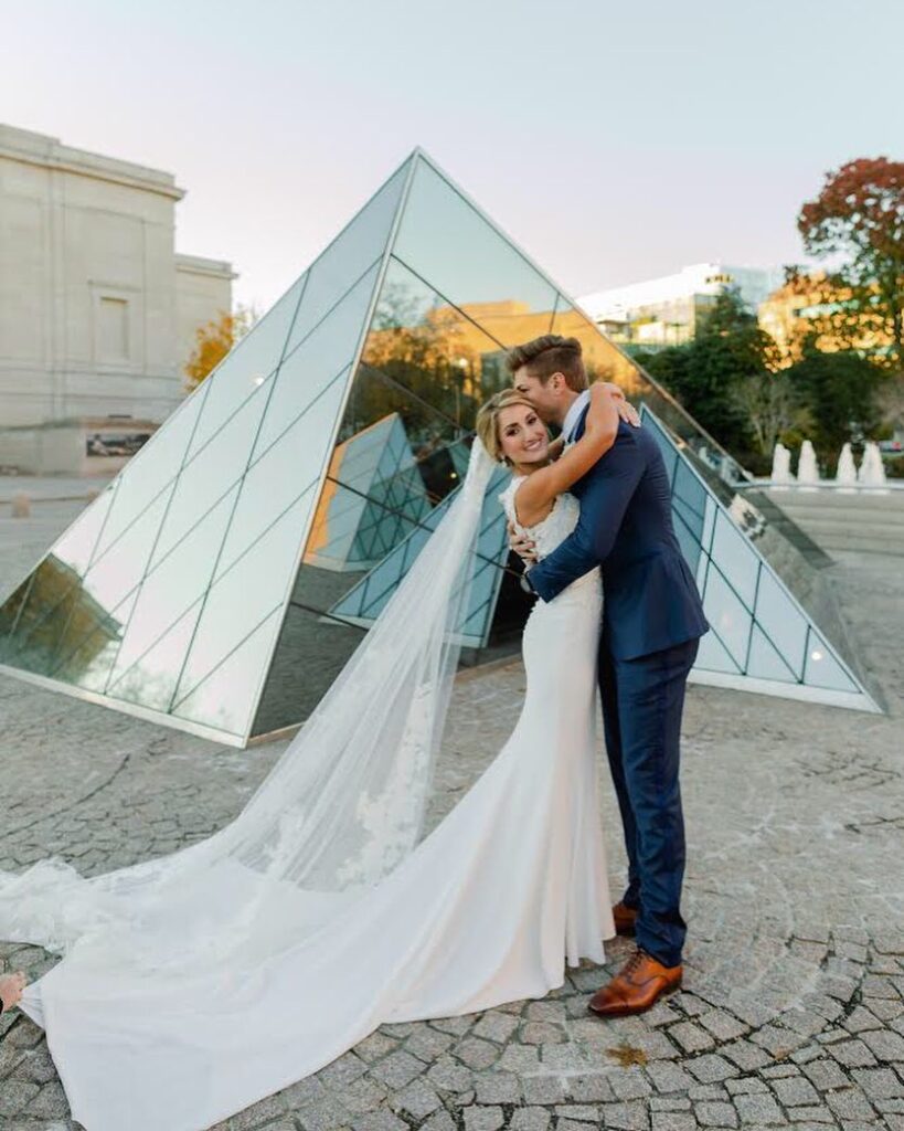 Kristen And Trea on Their Wedding Day