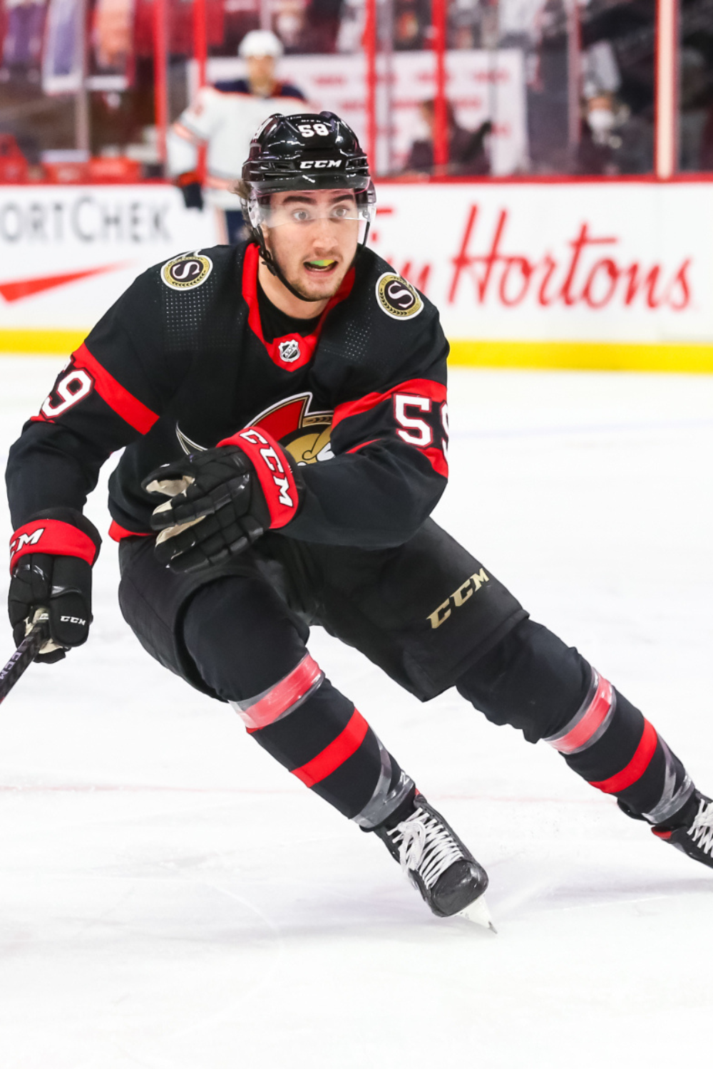 Alex Formenton During A Game With Senators