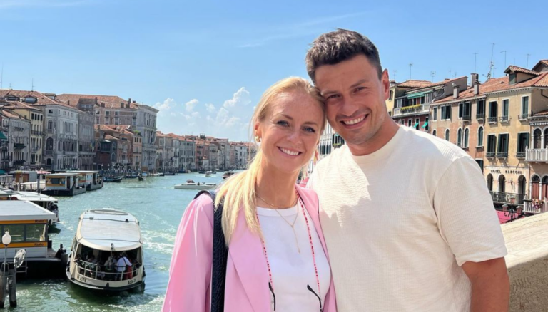 Amanda Ilestedt With Her Partner Rainer Müller