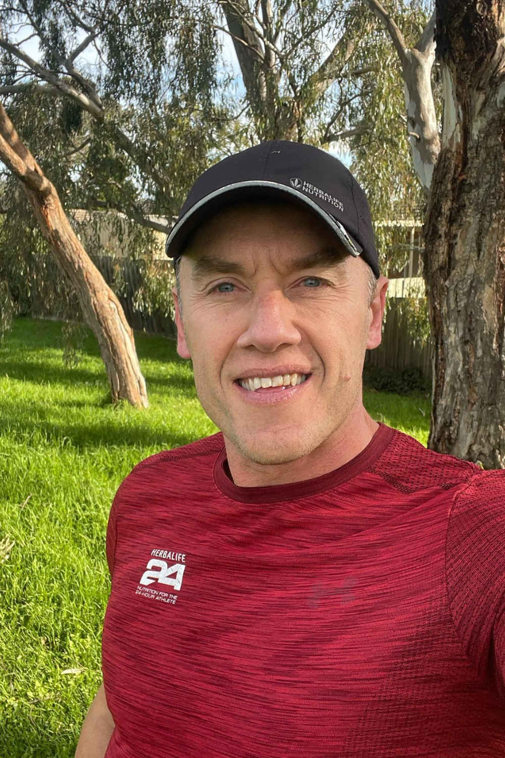 Anthony Koutoufide Taking Selfie After An Afternoon Run