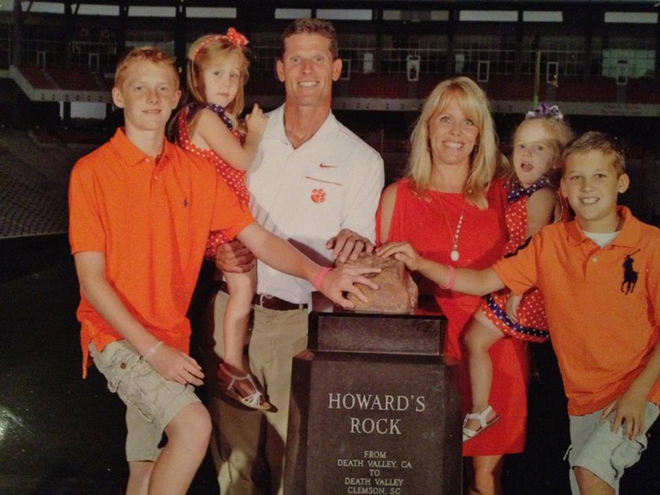 Brent Venables With His Family