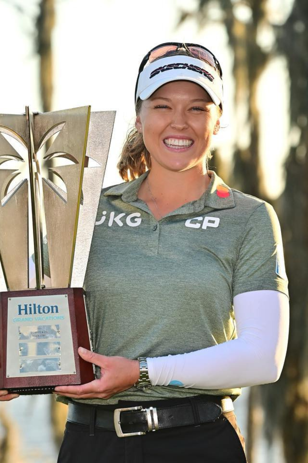 Brooke Henderson With Her 2023 Hilton Grand Vacations Tournament Title