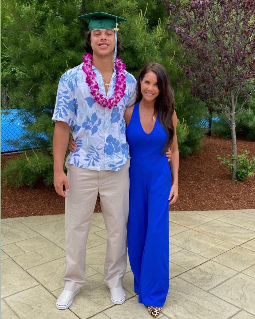 Caleb Fauria With His Mother Rhonda