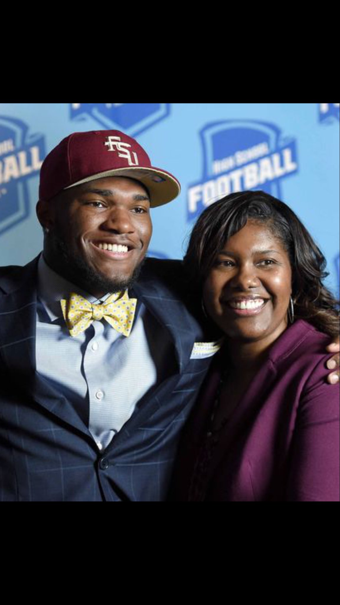 Cam Akers With His Mother 